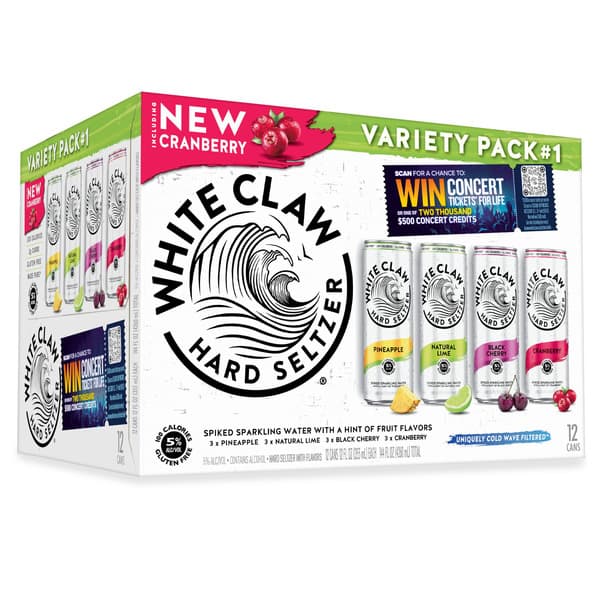 White Claw Variety Pack 12-Pack